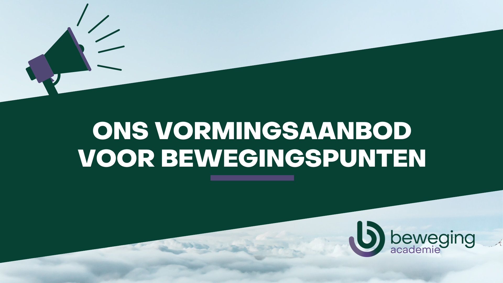Ons vormingsaanbod voor Bewegingspunten